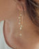 Bijoux mariage boucles d'oreilles perles eau douce - Manahei Créations